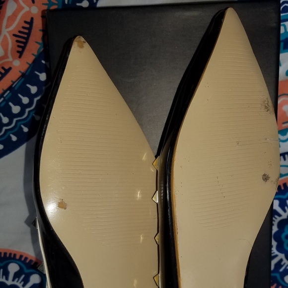 Black patent flats shoes size 9 - Picture 2 of 4